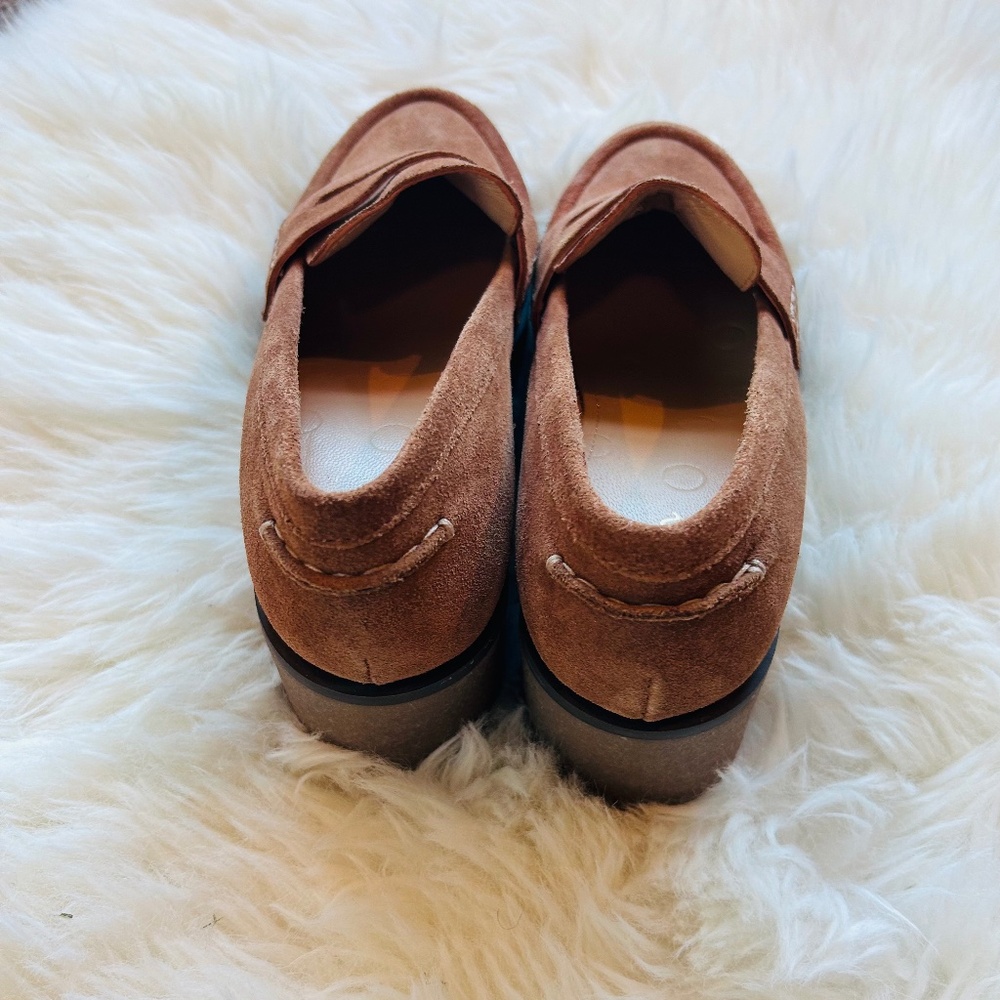 Boden Crepe Sole Heeled Loafers - Picture 5 of 7